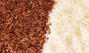 Brown And White Rice